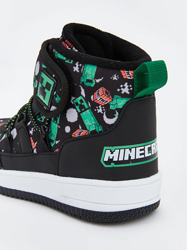 Minecraft Baskılı Erkek Çocuk Bot - Görsel 7