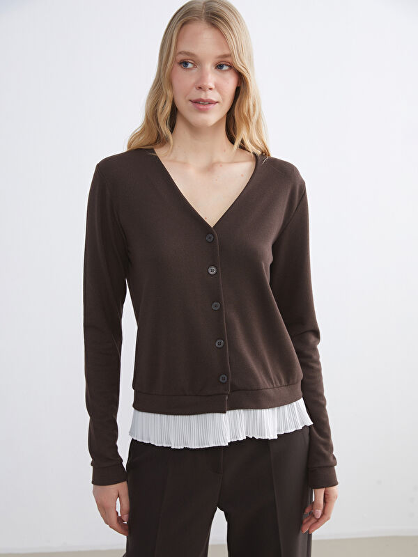 LCW EVERYDAY V-Neck Women's Cardigan