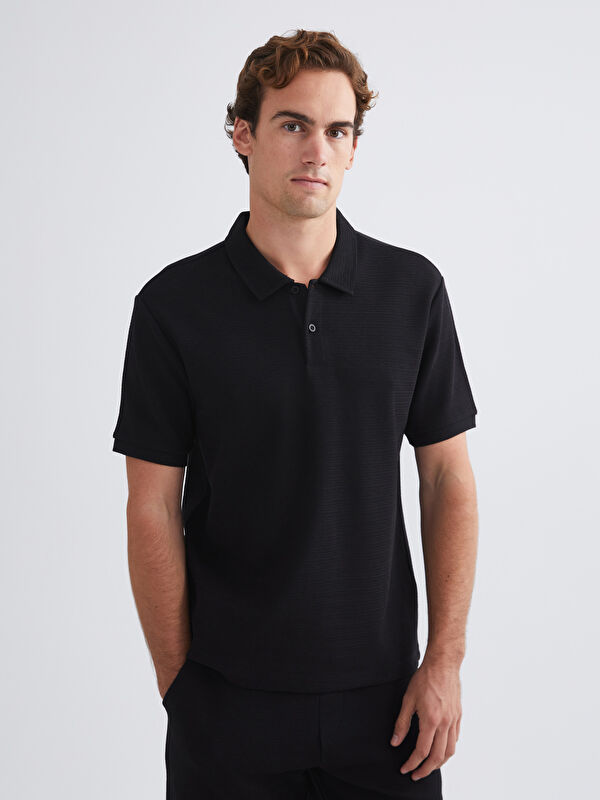 LCW Vision Polo Yaka Kısa Kollu Basic Erkek Tişört