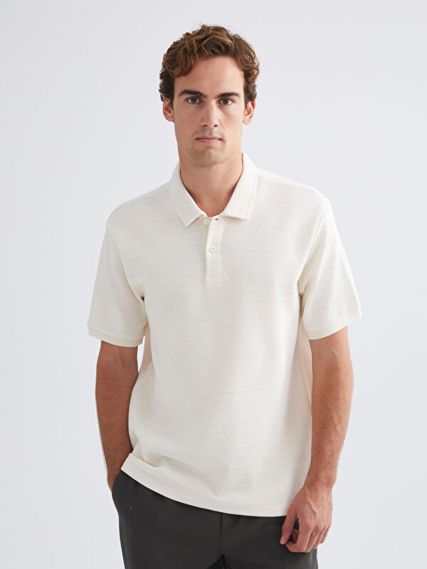 LCW Vision Polo Yaka Kısa Kollu Basic Erkek Tişört