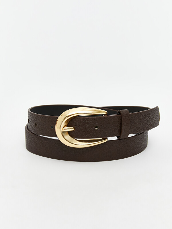 LCW ACCESSORIES Deri Görünümlü Kadın Kemer