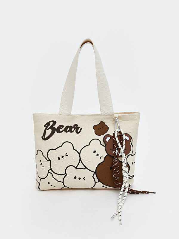LCW ACCESSORIES Bear Printed Girls' Shoulder Bag