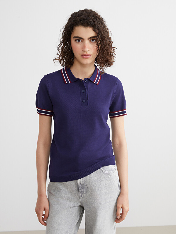 XSIDE Polo Yaka Kadın Triko Kazak
