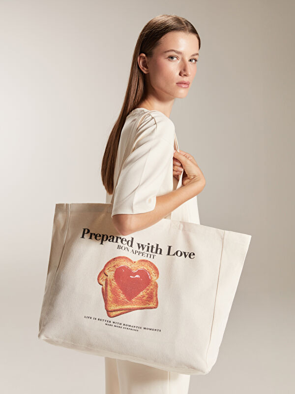 LCW ACCESSORIES Printed Women's Beach Bag