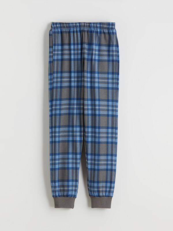 LCW Kids Beli Lastikli Ekose Erkek Çocuk Pijama Alt