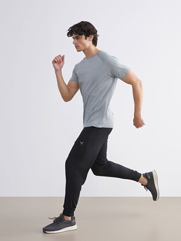 XSIDE ACTIVE Beli Lastikli Baskılı Erkek Jogger Eşofman Altı