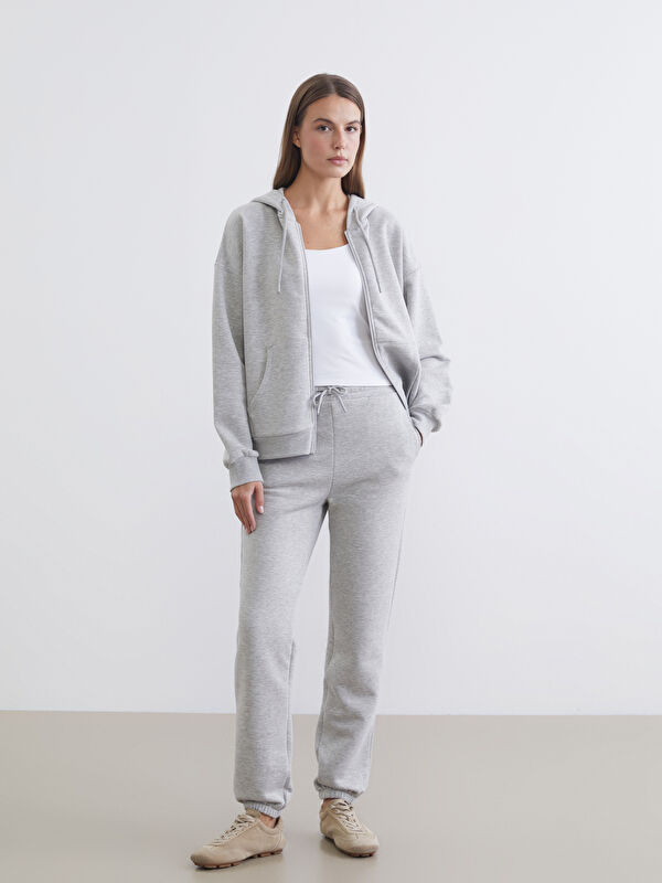 LCW EVERYDAY Beli Lastikli Kadın Jogger Eşofman Altı