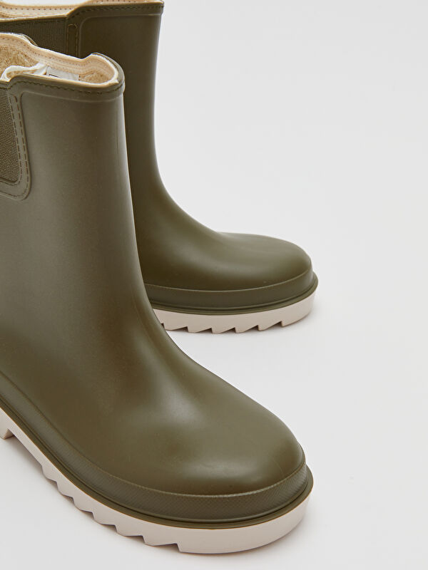 Deri Görünümlü Erkek Çocuk Yağmur botu - Görsel 4