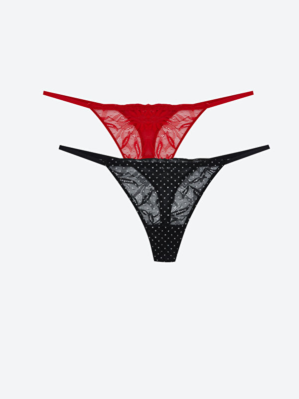 LCW DREAM Dantelli Tanga Külot 2'li