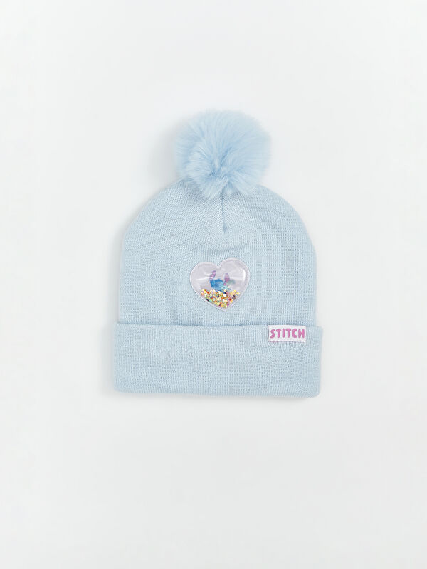 LCW ACCESSORIES Stitch Embroidered Girls' Beanie