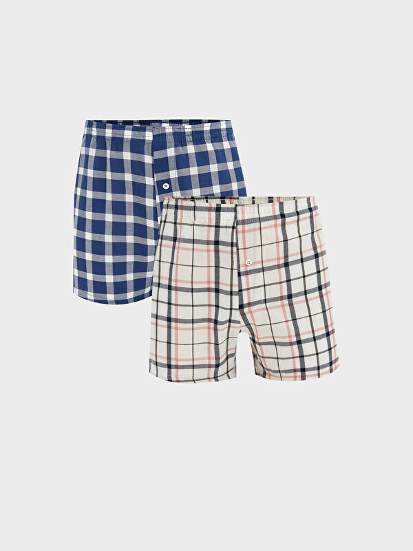 LC WAIKIKI Standart Kalıp Pamuklu Esnek Erkek Boxer 2'li