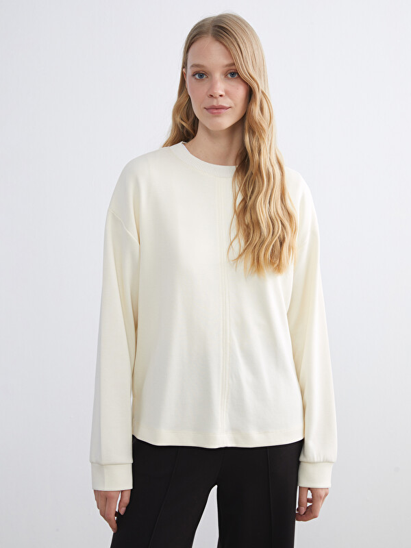 LCW EVERYDAY Bisiklet Yaka Kadın Sweatshirt