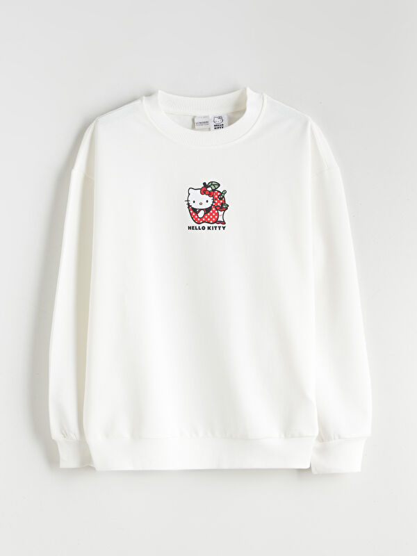 LCW Kids قميص رياضي بكول مدور مطبوع Hello Kitty بنات