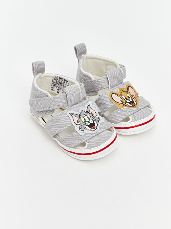 LCW STEPS Tom ve Jerry Nakışlı Erkek Bebek Sandalet