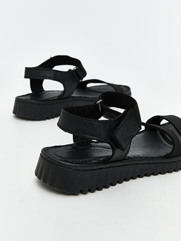 Çapraz Bantlı Kadın Sandalet - Görsel 6