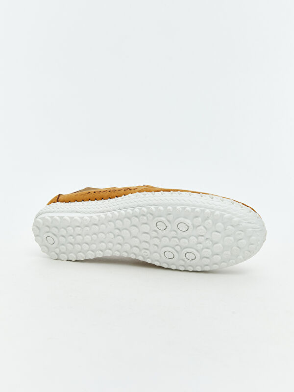 Süet Görünümlü Kadın Klasik Ayakkabı - Görsel 5