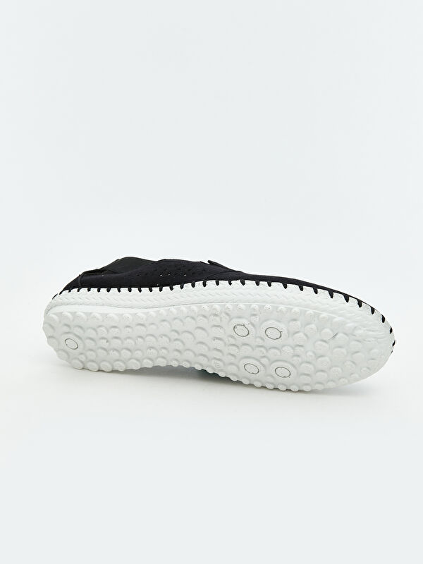 Süet Görünümlü Kadın Klasik Ayakkabı - Görsel 5