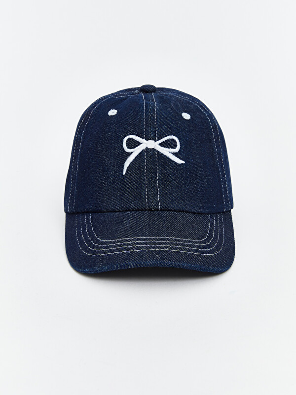 LCW ACCESSORIES Bow Embroidered Girls' Baseball Cap
