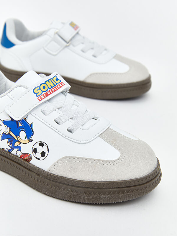 Sonic Baskılı Erkek Bebek Spor Ayakkabı - Görsel 4