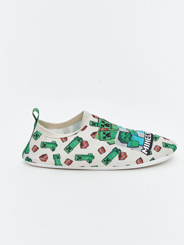 Minecraft Baskılı Erkek Çocuk Deniz Ayakkabısı - Görsel 3