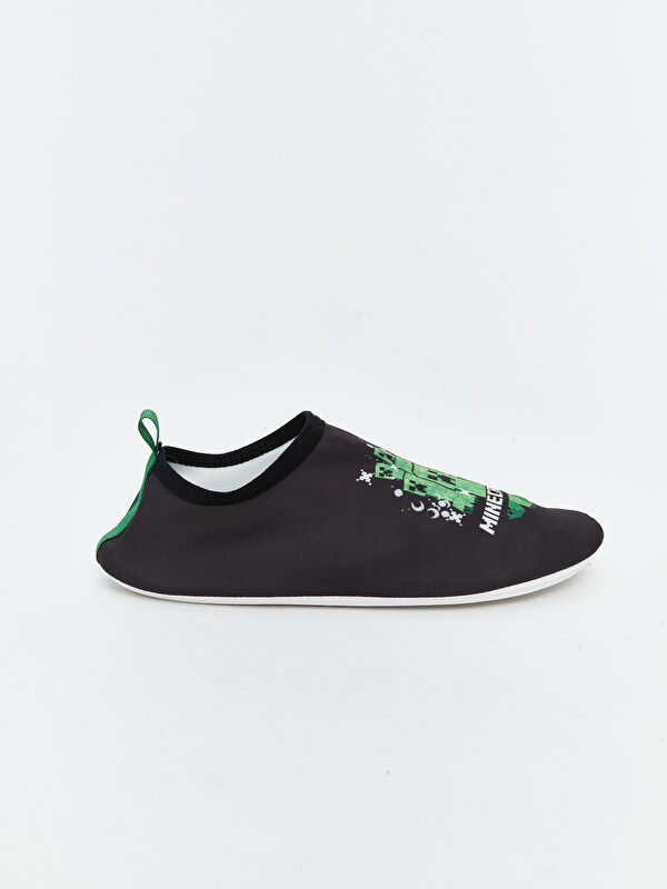 Minecraft Baskılı Erkek Çocuk Deniz Ayakkabısı - Görsel 3