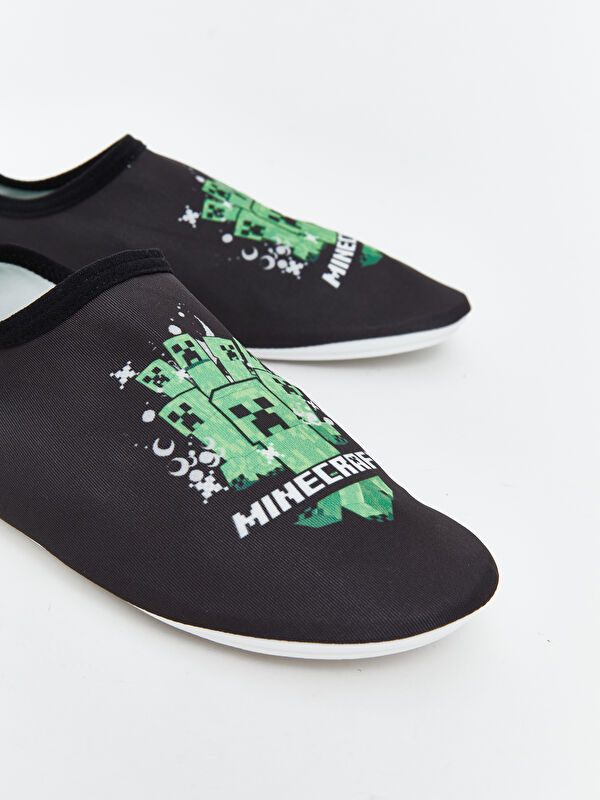 Minecraft Baskılı Erkek Çocuk Deniz Ayakkabısı - Görsel 4