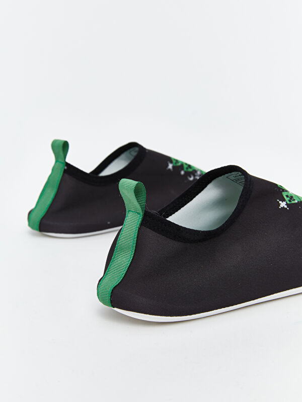 Minecraft Baskılı Erkek Çocuk Deniz Ayakkabısı - Görsel 6