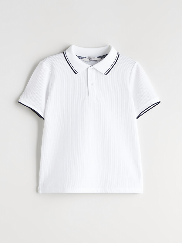LCW Vision Polo Yaka Kısa Kollu Erkek Çocuk Tişört