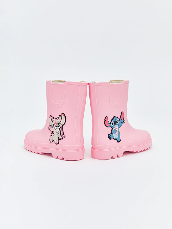 Stitch Baskılı Kız Çocuk Yağmur Botu - Görsel 6
