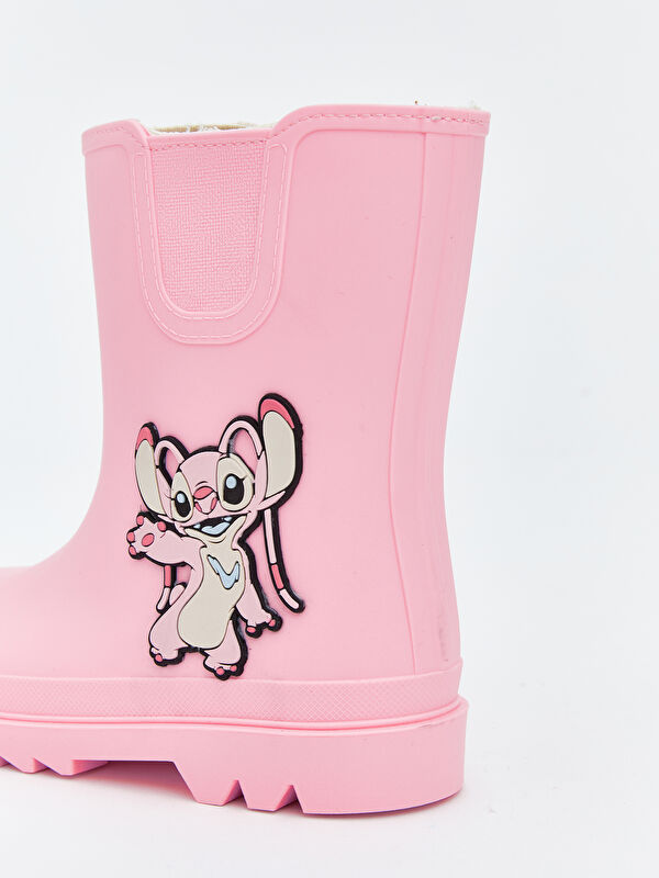 Stitch Baskılı Kız Çocuk Yağmur Botu - Görsel 7