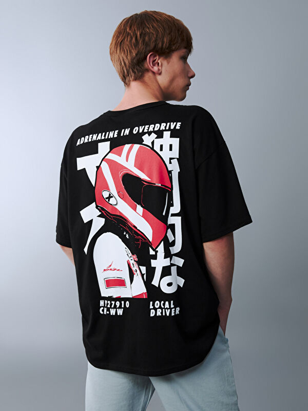 LCW Kids Crew Neck Teenage Boys' T-Shirt