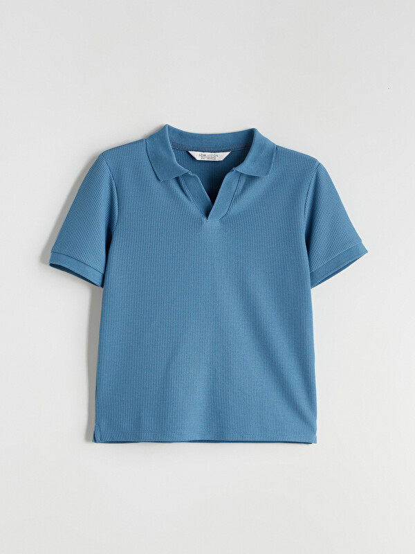 LCW Vision Polo Yaka Basic Kısa Kollu Erkek Çocuk Tişört