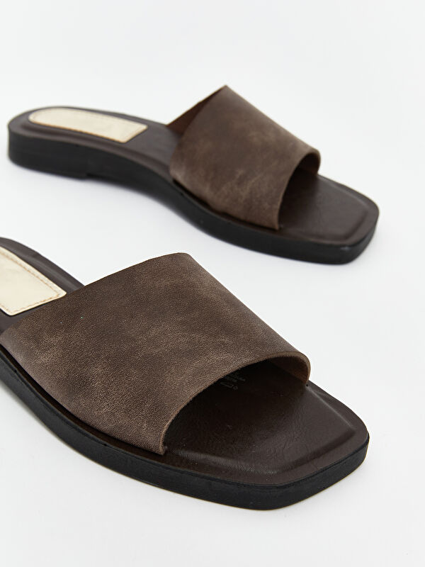 Lcw Steps Bej Lcw Steps Süet Görünümlü Kadın Terlik