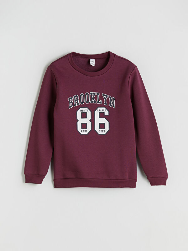 LCW Kids Sweat-shirt Imprimé à Col Rond pour Garçons