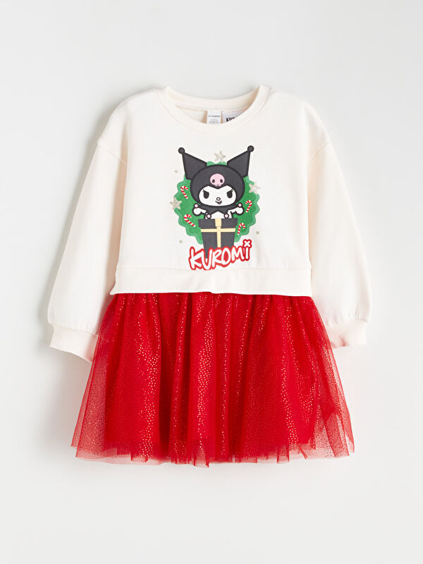 LCW Kids Crew Neck Baby Girls' Dress