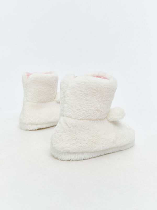 Hayvan Nakışlı Kız Bebek Ev Botu - Görsel 6