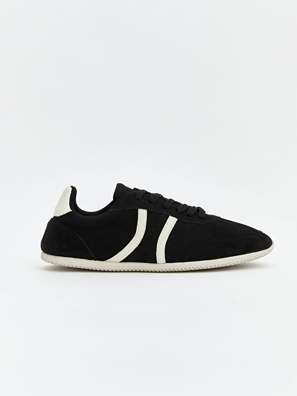 Süet Görünümlü Kadın Spor Ayakkabı - Görsel 3