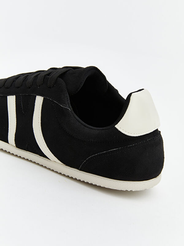 Süet Görünümlü Kadın Spor Ayakkabı - Görsel 6