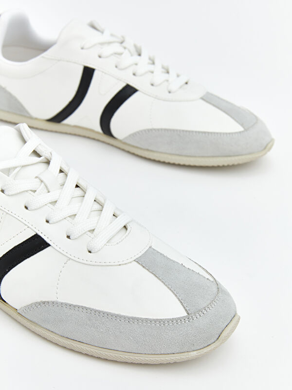 Süet Görünümlü Kadın Spor Ayakkabı - Görsel 4