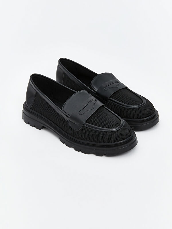 LCW STEPS Deri Görünümlü Kadın Loafer
