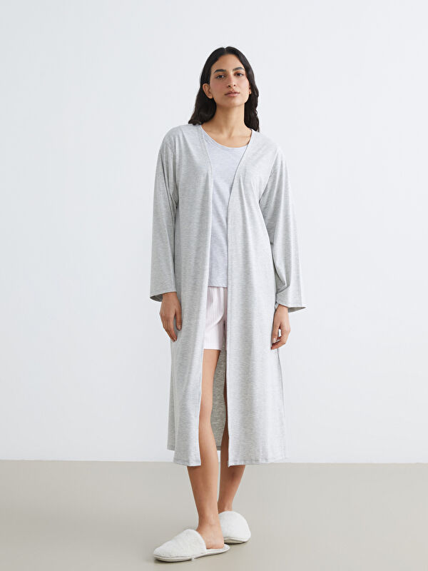LCW DREAM Şal Yaka Kadın Pijama Üst