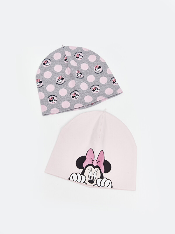 LCW ACCESSORIES Minnie Mouse Baskılı Kız Çocuk Bere 2'li
