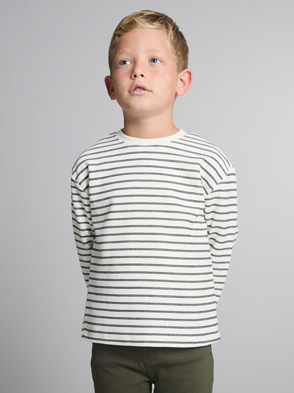 LCW Kids Dječak ANTRASIT Majica s kapuljačom/Dukserica