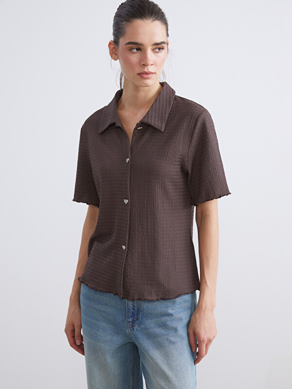 LCW Comfort قميص نساء مجعد