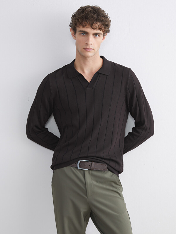 SOUTHBLUE Polo Yaka Erkek Triko Kazak