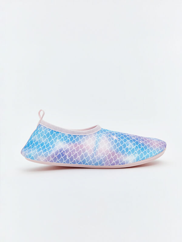 Desenli Kız Çocuk Deniz Ayakkabısı - Görsel 3