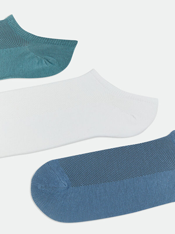 Erkek 5'li Paket Sneaker Çorap - Görsel 4