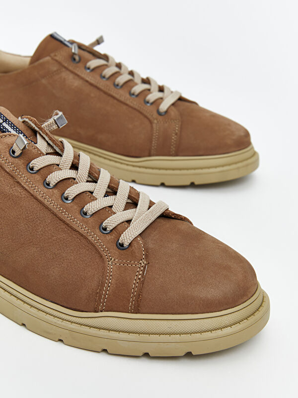 Nubuk Deri Erkek Spor Ayakkabı - Görsel 4