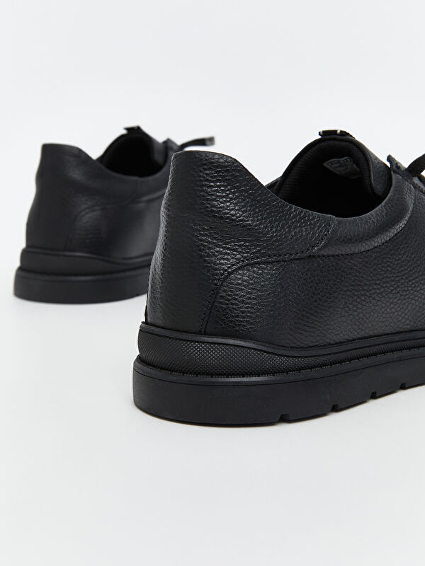 Bağcıklı Hakiki Deri Erkek Spor Ayakkabı - Görsel 5