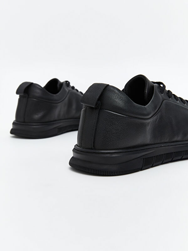 Bağcıklı Hakiki Deri Erkek Spor Ayakkabı - Görsel 6